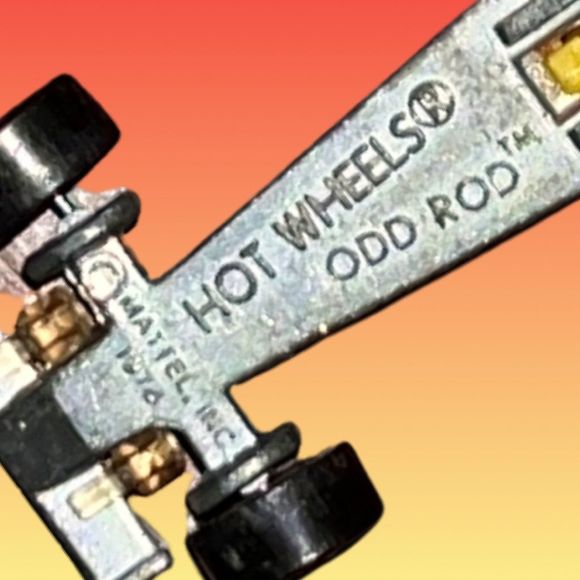 Vintage HOT WHEELS ODD ROD 1976 Hong Kong Vintage Toy Dragster w/Flames - Picture 5 of 5